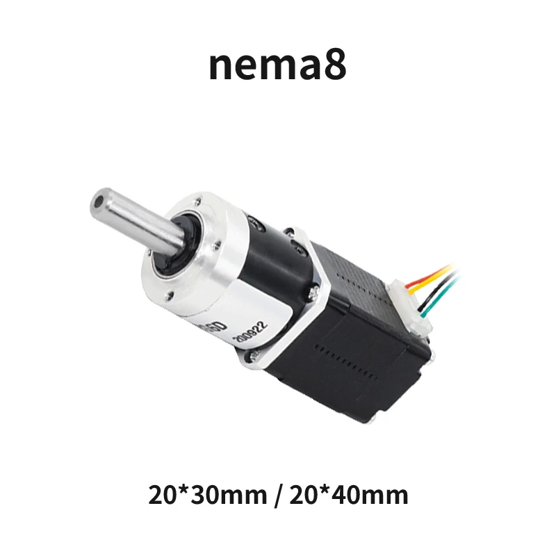 UMOT Nema 8 11 14 17 Hybrid Micro High Torque Gearbox Ratio 1:3.7-369 Reducer Gear Stepper Planetary Geared Stepper Motor with