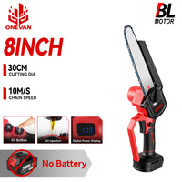 ONEVAN 4500W Brushless Electric Chainsaw 45000RPM Cordless Rechargeable Handheld Saw Wood Cutting Tools For Makita Battery Pin