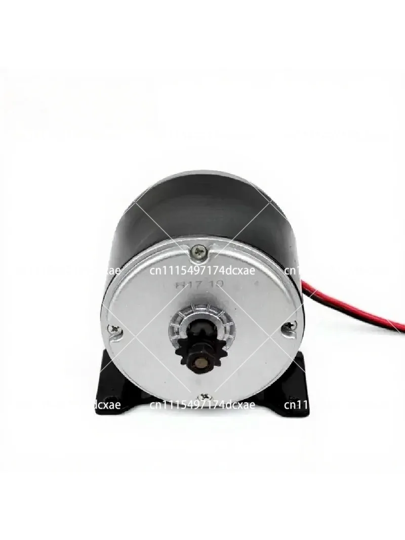 12V 24V 36V 350W Electric High Speed Motor with 11 Tooth 25H Sprocket and Mounting Bracket