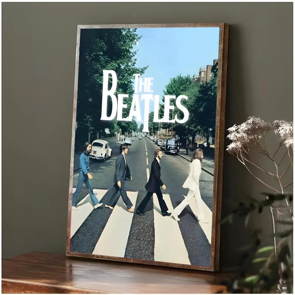 classic rock band art T-The Beatles Poster Modern Wall Art Bedroom Living Room Print Unframed