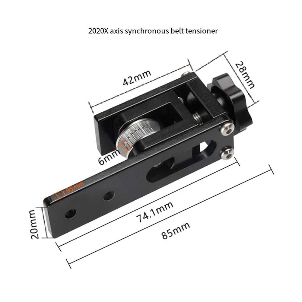 

=X-Axis Y-Axis Synchronous Belt Stretch=3D=Printer Straighten Tensioner For Ender 3/V2/5/CR-10/10S Printer Power Tools Accessory