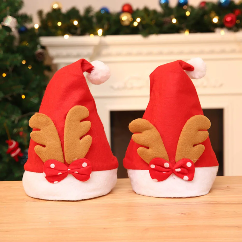 

12 Pcs Santa Hat 's Antler Christmas Has Headbands for s Decorations Hats