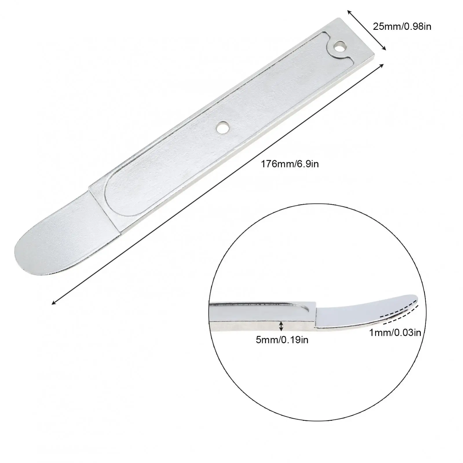 Skin Wedge Pry Bar Trim Removal Tool Plaatwerk Pocket Mini Deurpaneel Removal Tools Voor Het Verwijderen Van Auto Trim Interieuronderdelen