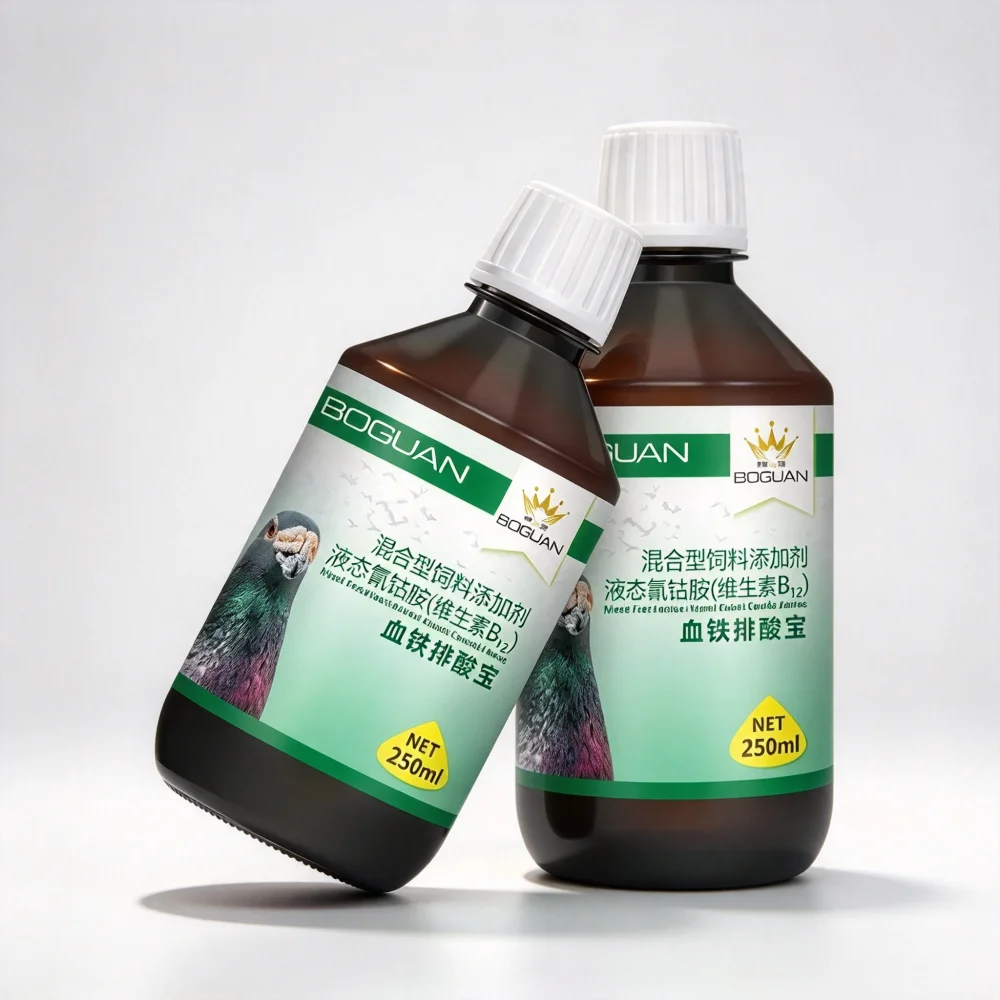 250ml Pigeon Detox & Energy Boost, Iron Blood Formula, Acid Remover, Liver Care, Cardio Support for Racing Pigeons