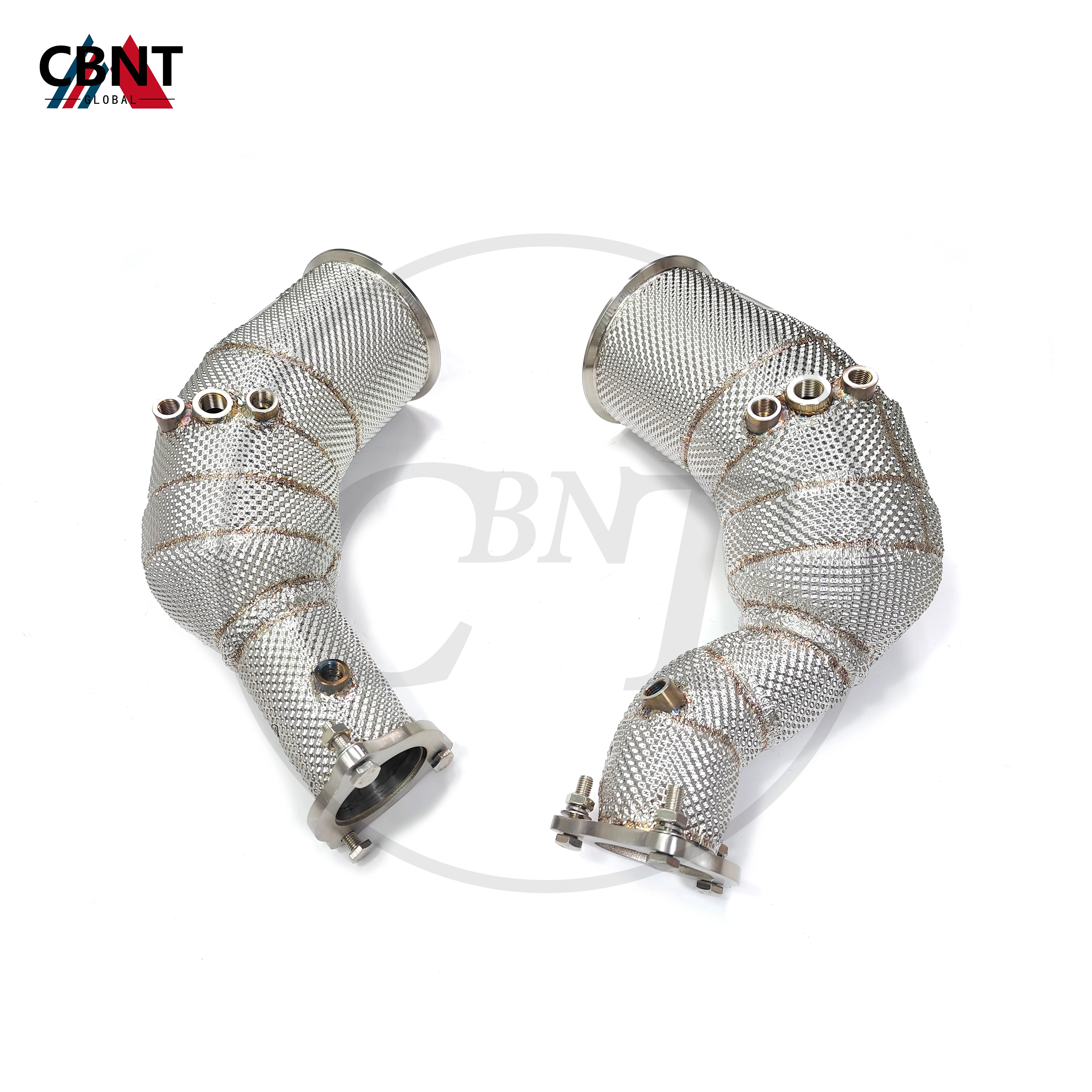 

CBNT for Audi RS4 RS5 2.9T Exhaust Downpipe System with Catalytic Converter SS304 Tuning Catted/Catless Exhaust-headers Pipe