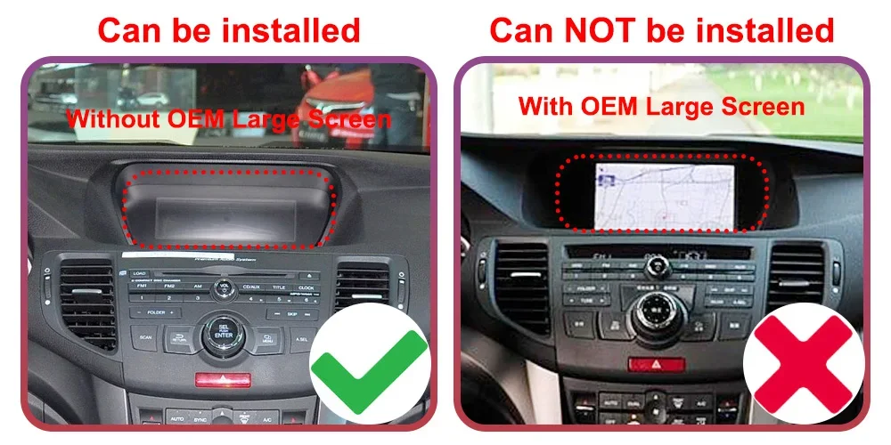 Car Radio For Honda Accord 8 Spirior Acura Tsx 2009-2013 Android 13 12.9inch Carplay Auto GPS Navi  Multimedia Player Stereo 5G