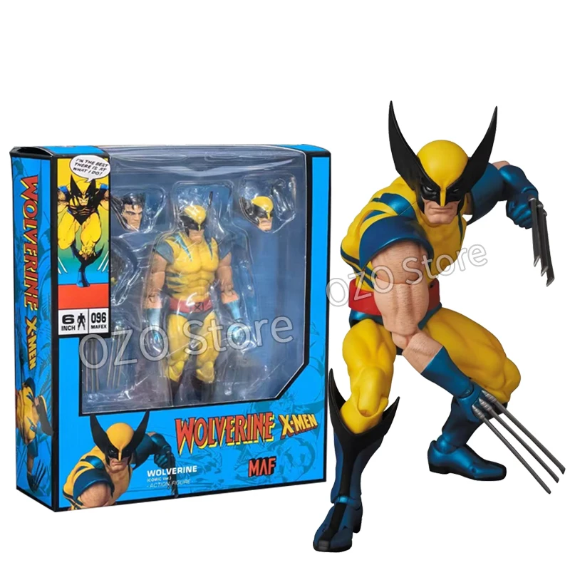 Mafex 096 Wolverine Figure X-Men Wolverine Action Figure Desk Decoration Model Toy Doll Kids Christmas Gifts 15cm