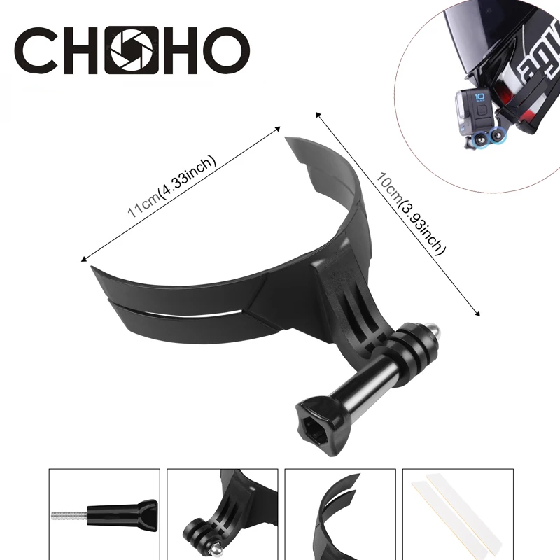 For Gopro 9 10 11 Accessories Adjustment Base Mount Riding Helmet Moto For Go Pro Hero xiaomi yi sjcam DJI OSMO Action Camera