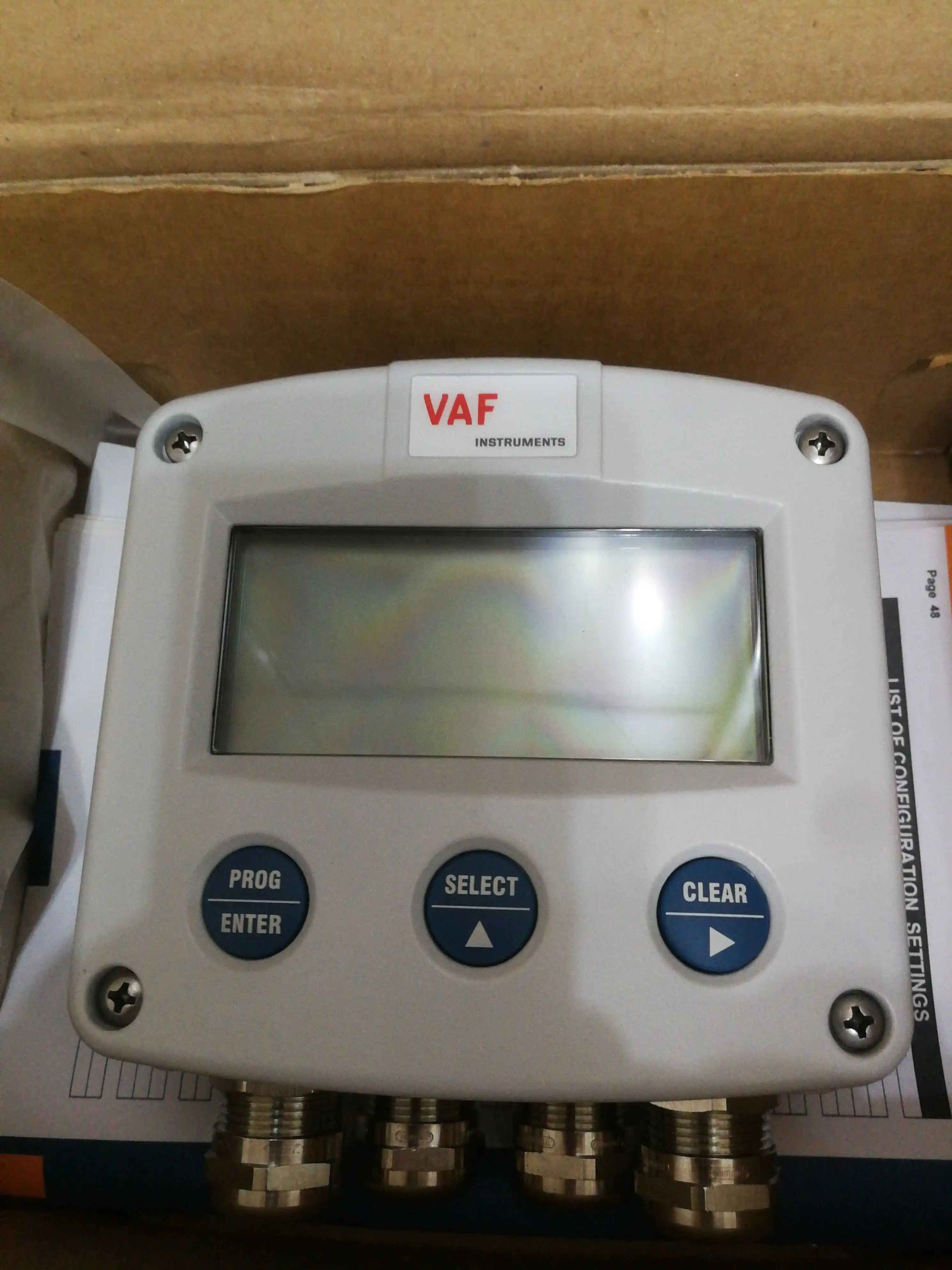 2025 VAF مقياس التدفق/وحدة التحكم في التدفق/حاسبة التدفق F127-P-EL/4-20mA