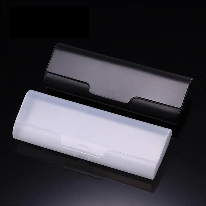 

Slim Matte Plastic Glasses Storage Box Portable Sunglasses Protector Case Eyeswear Accessories Black White Sunglasse Case