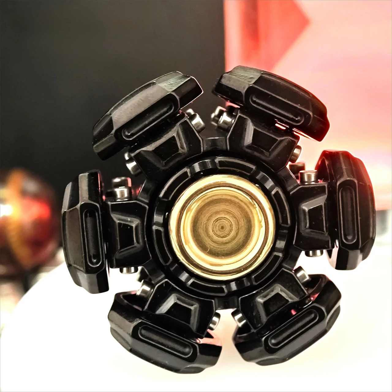 EDC Fingertip Gyro Stainless Steel Mechanical Structure Stress Relieving Trendy Toys Exquisite Collectibles Toys Gifts