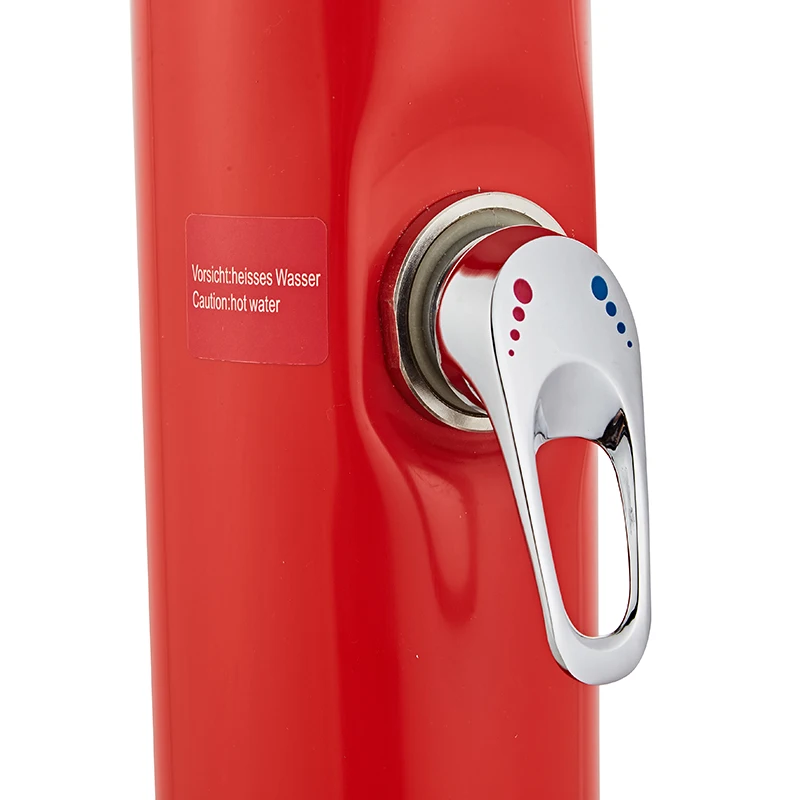 Juego de columnas de ducha al aire libre modernas de playa Solar