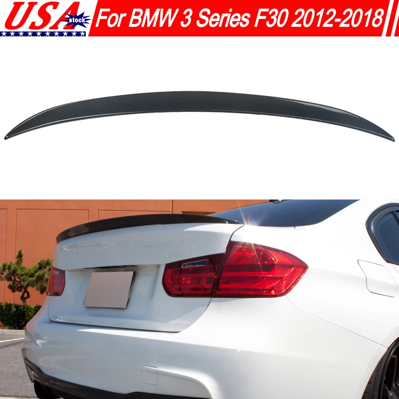 

Carbon Fiber Look MP Style Rear Trunk Spoiler Wing For BMW F30 M3 F80 2012-2018 Rear Tail Wings Magickit