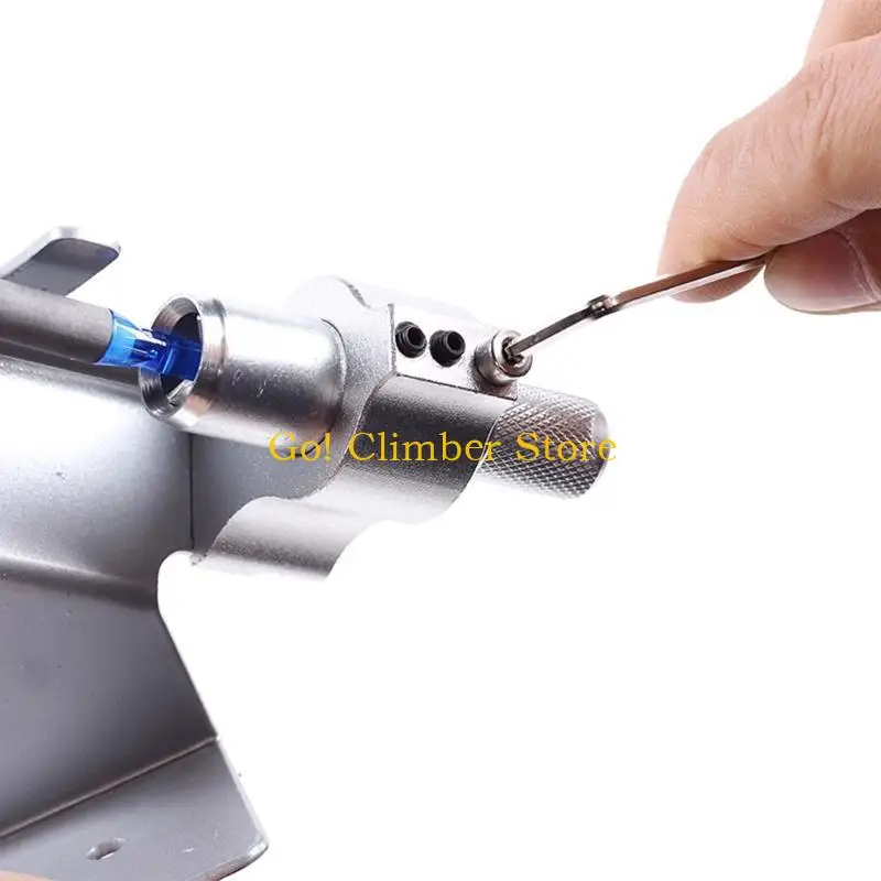 

Q84C Tool for Arrow Fletching Steel Tool Adjustable Fletching Jig For Bow-Arrow DIY New Adhere V