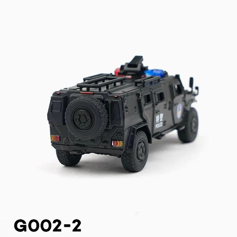 1:64 สเกต Dongfeng Warriors รถหุ้มเกราะ CSK181 ประเภทรถโจมตีจำลองรถรุ่นจอแสดงผลของขวัญสะสม