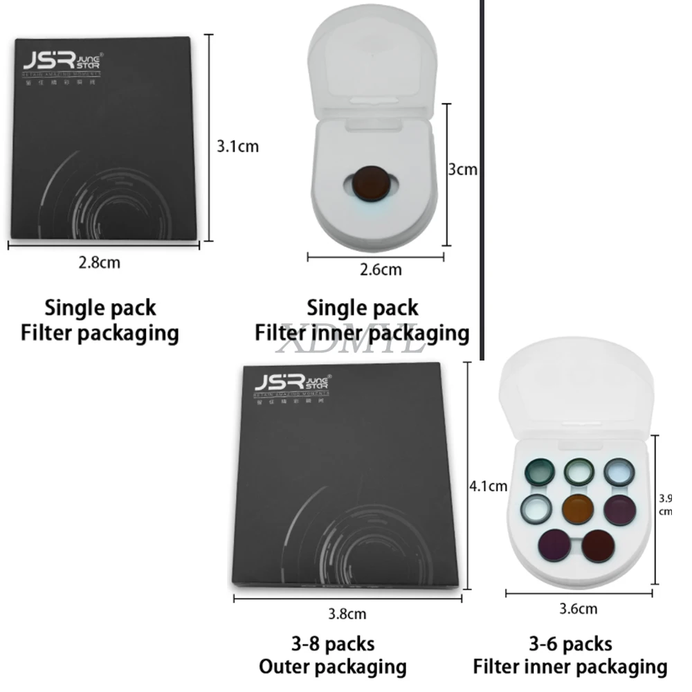 Filtro per obiettivo della fotocamera UV CPL polarizzatore protettivo ND8 ND16 ND32 ND64 PL Night Star Fiter per accessori Insta360 GO3S