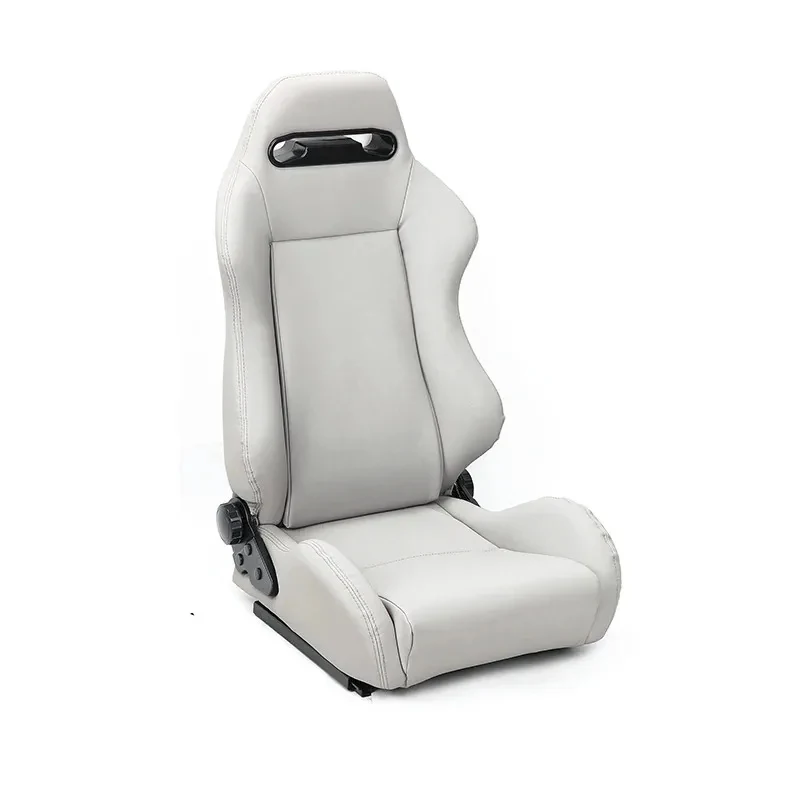 

High Quality Adjus Racing Bucket Car Seats Durle PU Leather & PVC Material Black Sport Seats