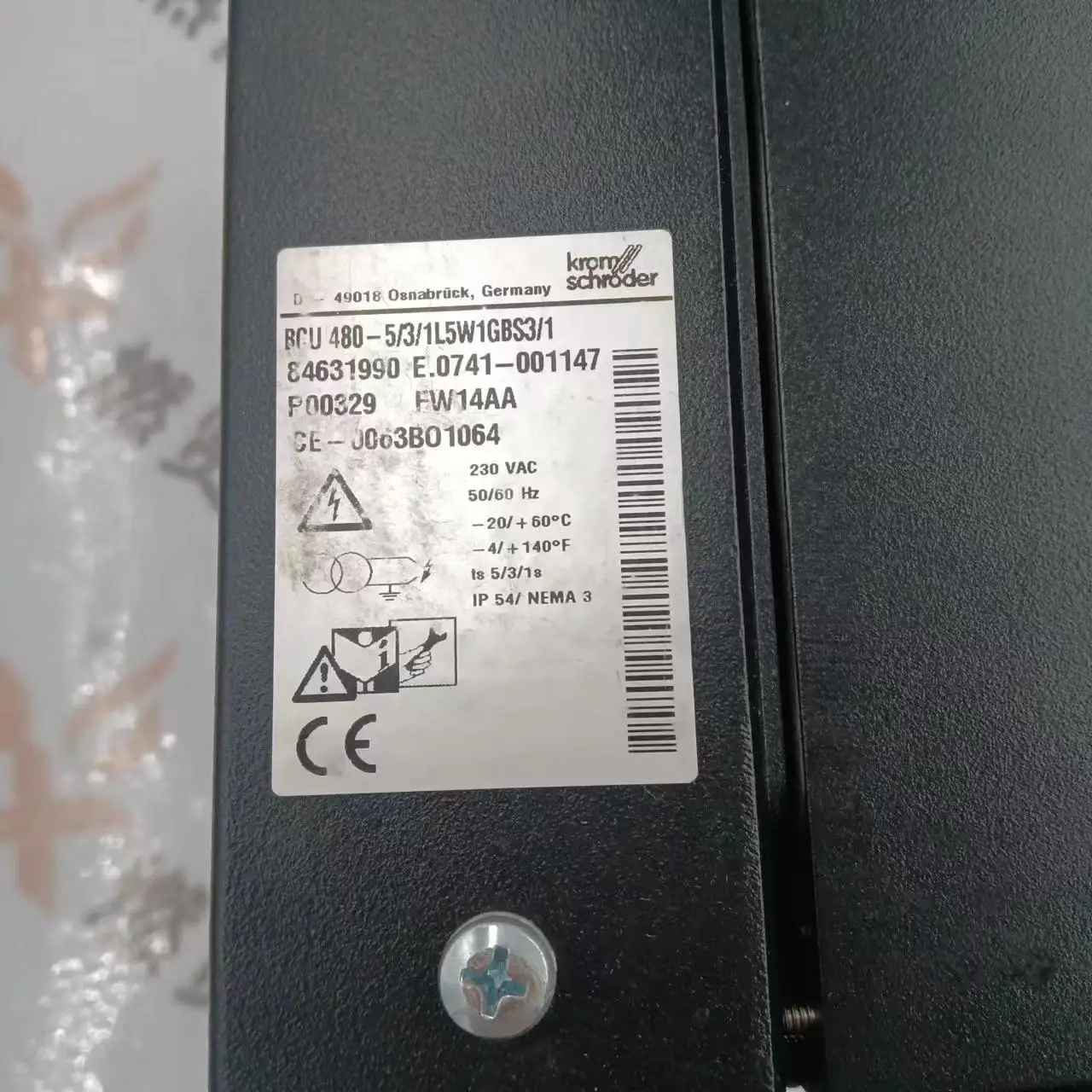 2025 Jerman Krom Hochord, pengontrol pembakar BCU 480 - 5/3/1 L 5W 1 GBS3/1