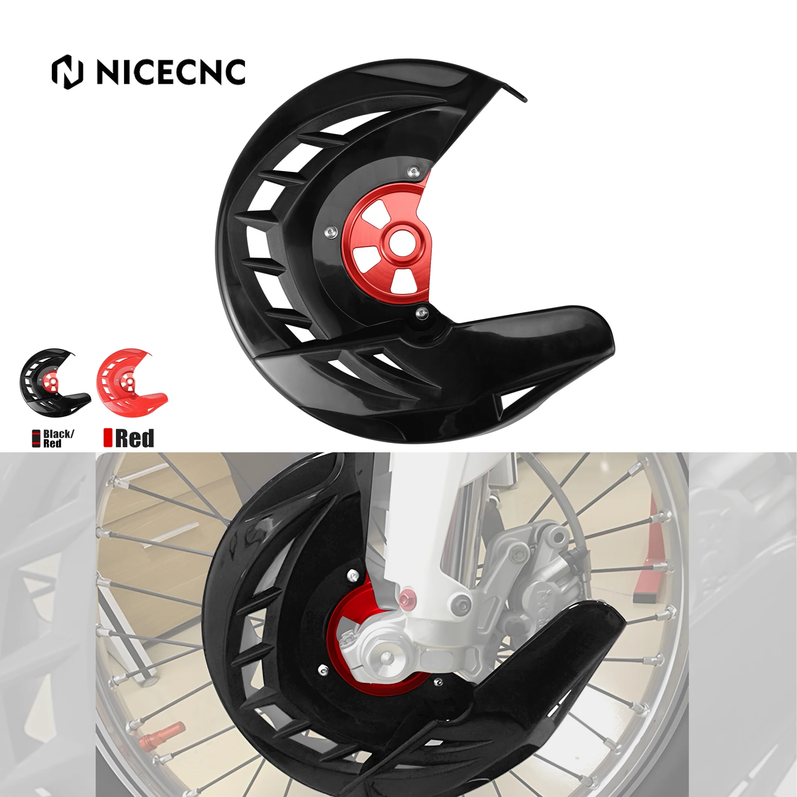 For Honda CRF250R CRF450R 2005-2023 CR125R CR250R 2004-2007 CRF 250X 450X 250RX 450RX Front Brake Disc Guard Cover Protector