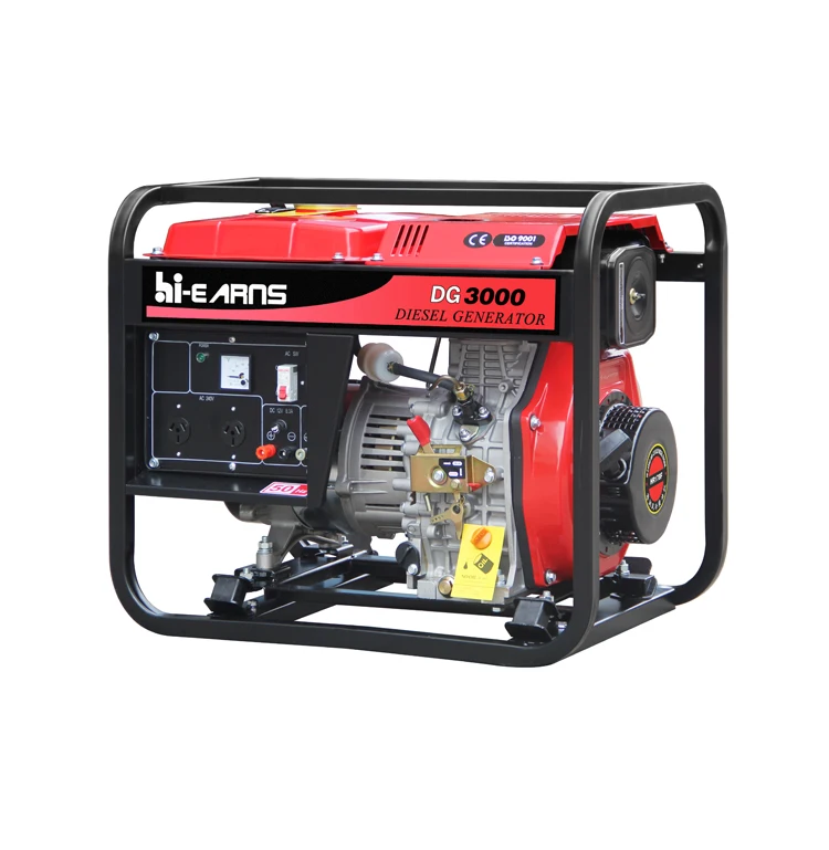 Hi-earns brand open frame model 3kw die·sel generator portable sri lanka