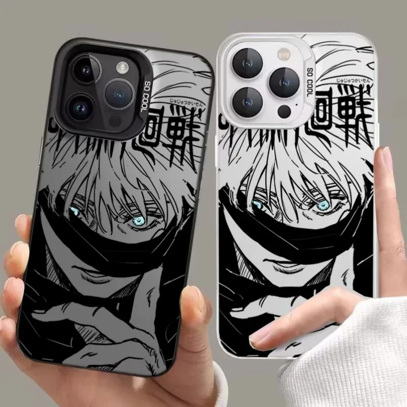 J-Jujutsu Kaisen جراب هاتف ل ممن لهم A3 A5 A6 برو A15 A35 A18 A38 A3X A5X A55 A36 A17 A58 A57 A78 A98 A60 A7 F31 الصلب IMD غطاء