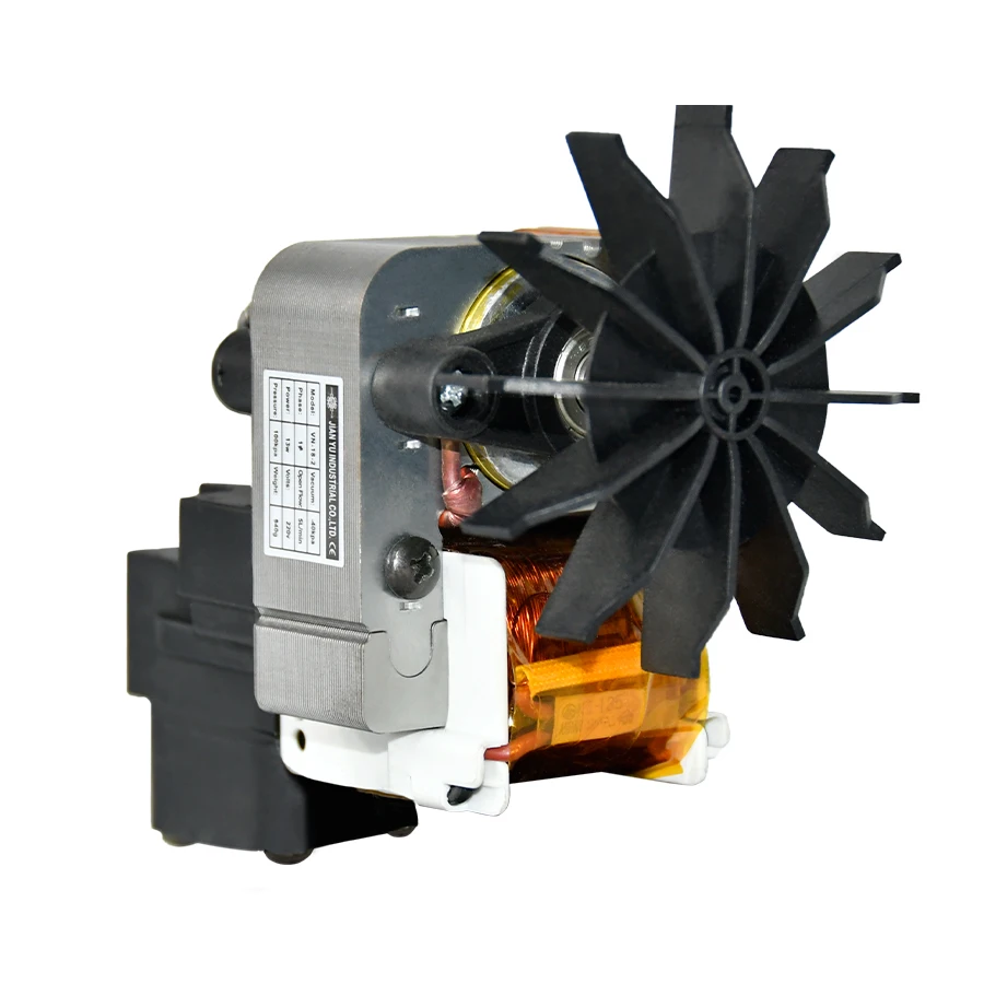 مضخة ضاغط الهواء مضخة فراغ صغيرة خالية من الزيت صيانة مضخة شفط صامتة مجانية VN-18-2 #1