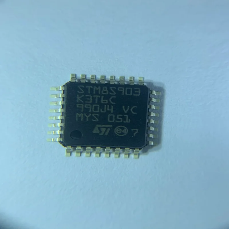 Original STM8S903K3T6CLQFP-32 16MHz/8KB flash memory 8-bit microcontroller - Single-chip microcontroller product category integr
