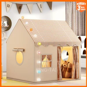 Tenda Anak-anak Rumah Bermain Dalam Ruangan Permainan Luar Ruangan Taman Tipi Kastil Putri Tenda Mainan Cubby Lipat Rumah Kamar Kecil Teepee 10 teepee penjualan terbaik untuk anak-anak - №