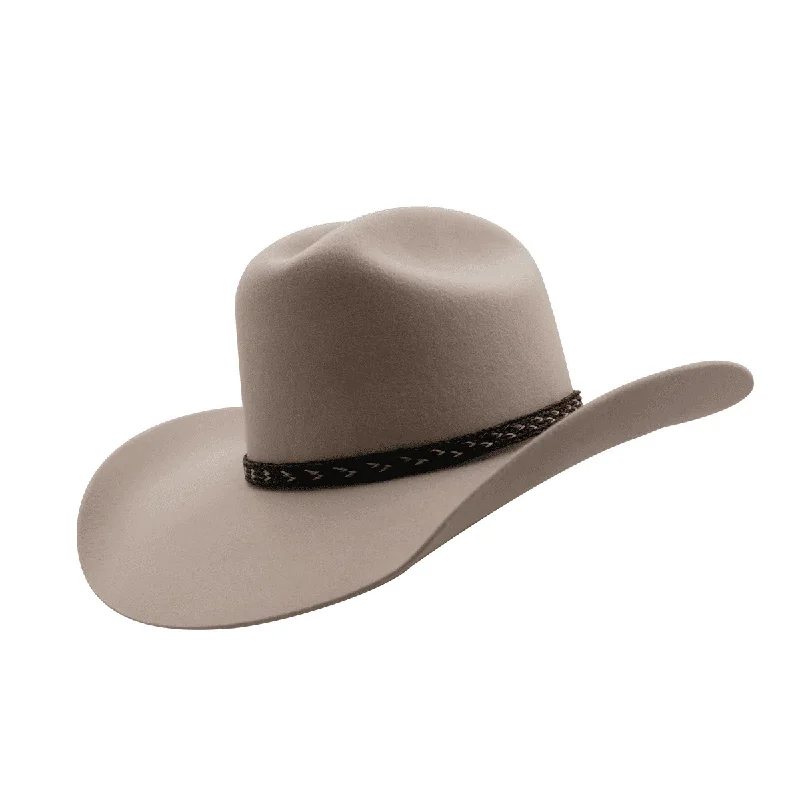 Fall Winter Men Knight's Cap Fur Felt Hat Imitation Wool Hump Adjustable Western Cowboy Hat