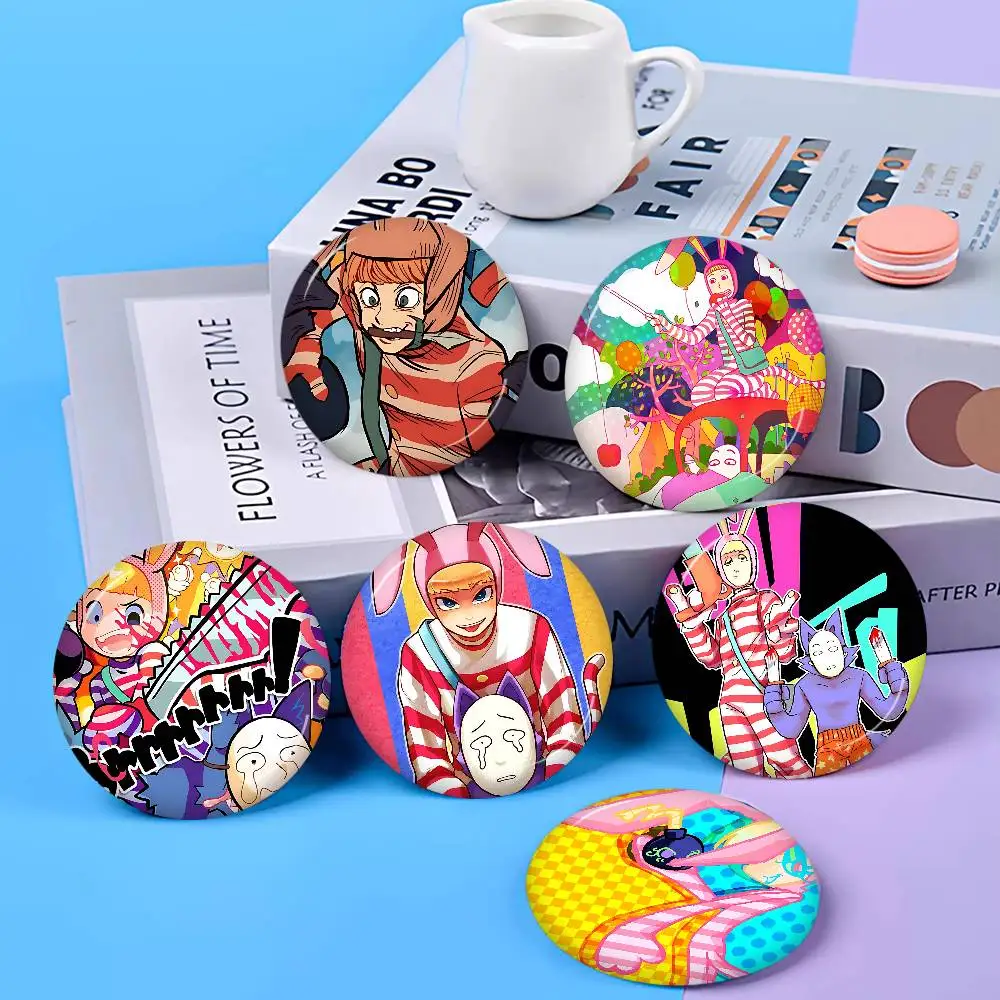 Broches de Anime Popee The Performer de Buena Calidad, Pin Suave con Diseño de Gnarpy en un Monopatín, Insignia de Meme para Colección de Gamers