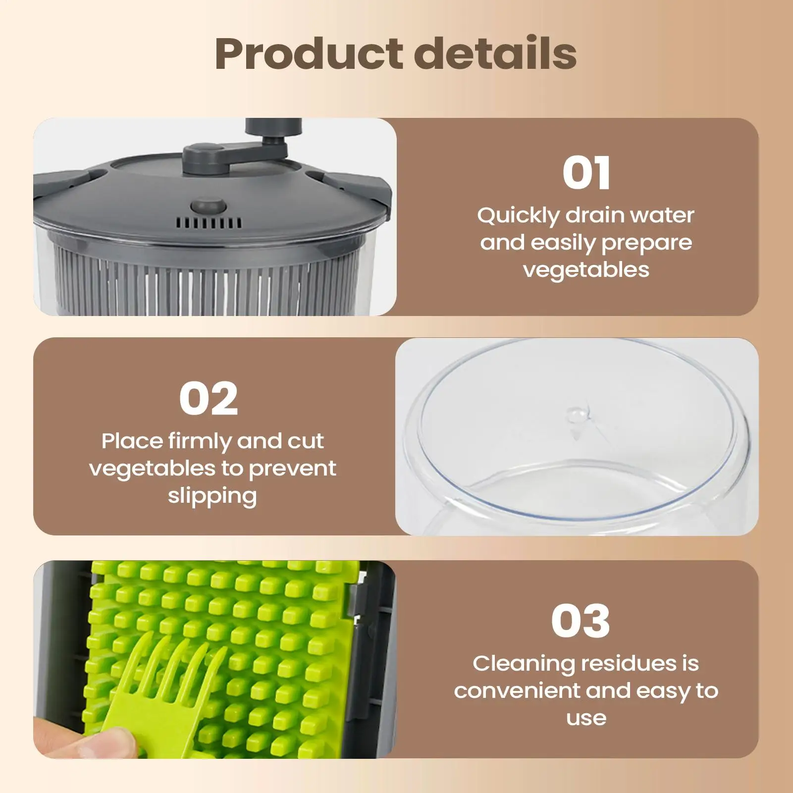 

Vegetable Chopper Manual Shredder Tool Food Dicer Chopper And Drain Basket For Kitchen Home Cooking Onion Garlic Potato Pepper