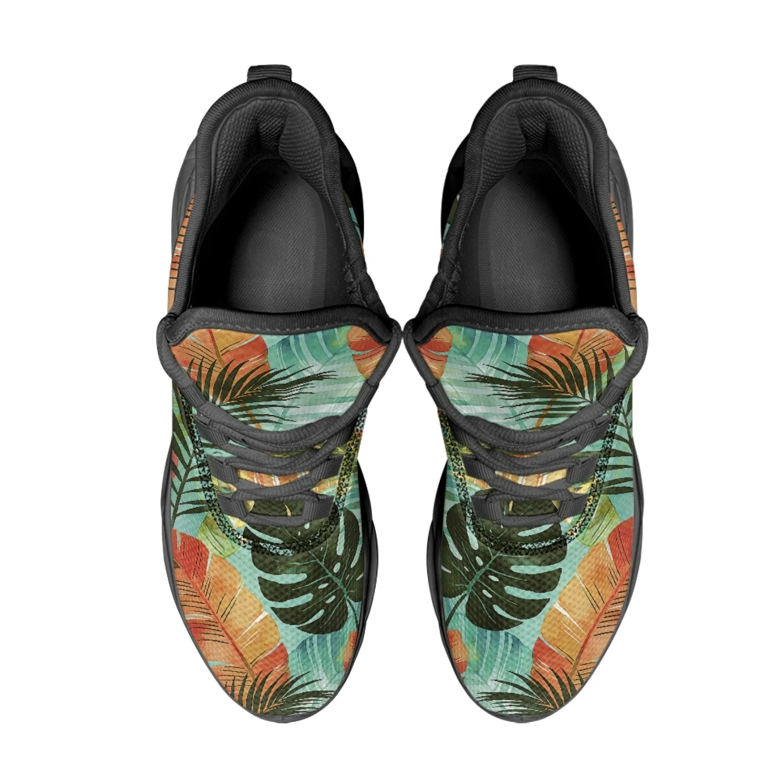 PENSTROLL Tropical Leaf Casual Blade Men's Sports Shoes Athletic Shoes for Work Lightweight Fashion Sneakers