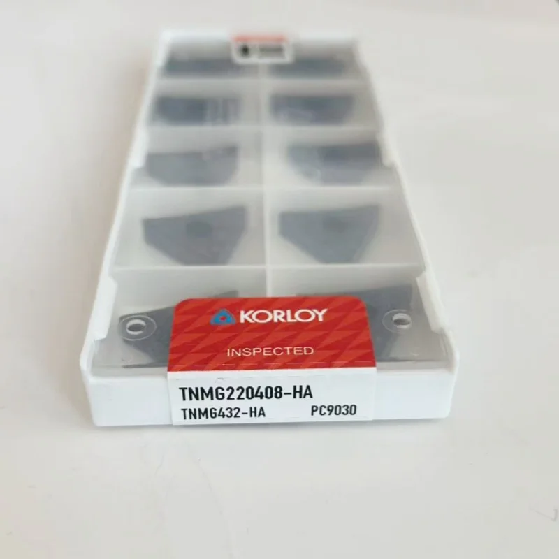 KORLOY TNMG220408-HS PC9030 /TNMG220408-HA PC9030 turning tool blade carbide inserts Cutting Tools 10Pcs