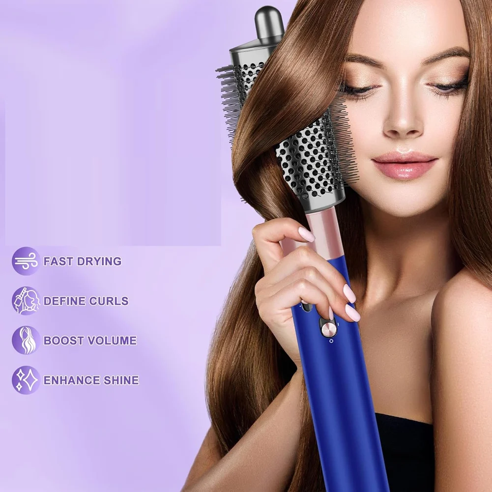 

A65Z Curl-Enhancing Conical Barrel & Large Round Brush Adapter For Dyson HD01/HD02/HD03/HD04/HD07/HD08/HD15/HD16 Hair Dryers