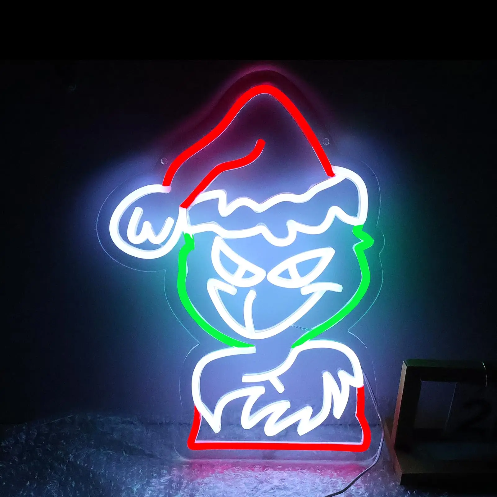 クリスマスネオンサイン-壁装飾用-usb-調光可能-寝室-子供部屋-リビングルーム-パーティー-バー-背景装飾-誕生日用