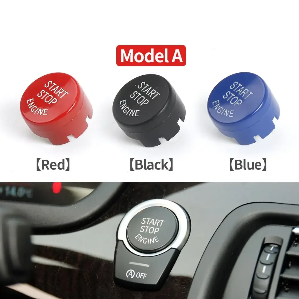 Engine Start Stop Switch Cover for BMW 5 6 7 Series GT F01 F02 F07 F10 F11 F12 2009-2013 Without Off Button Replace Cap