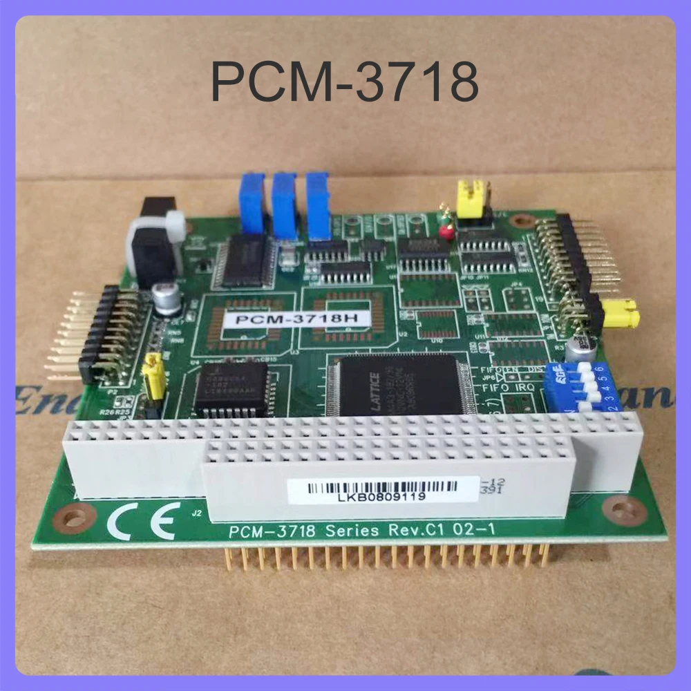 PCM-3718H PCM-3718 Series Rev.C1 For Advantech Module Interface Card 16-Bit High Gain PC104 Multi-Function Capture Card