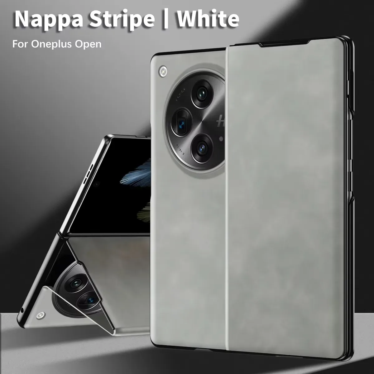 Luxury Leather Magnetic Flip Stand Kickstand Protection For OnePlus Open 5G Case  Hard Back Cover Accessories For OPPO Find N3