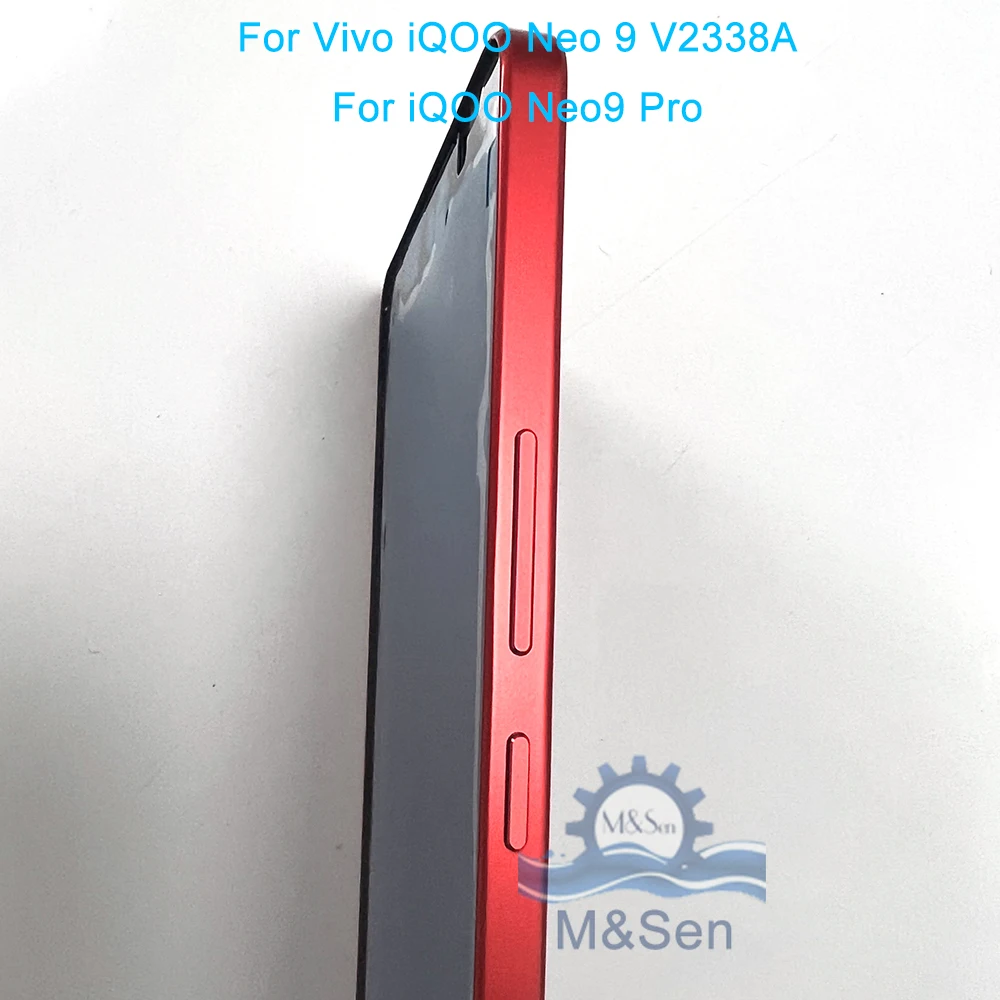 6.  78" Oryginalny AMOLED Ekran LCD V2338A do Vivo iQOO Neo 9 5G, Ekran do iQOO Neo 9 Pro 5G/ Neo 9s Pro+ z Ramką — zdjęcie produktu 6
