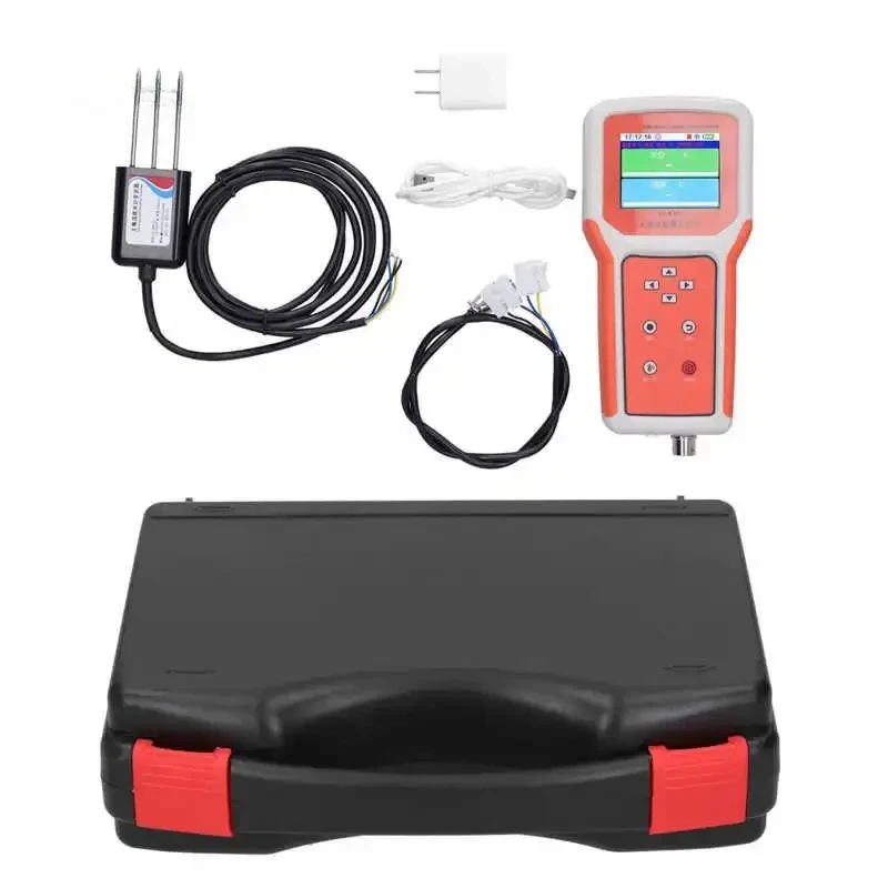 Digital Soil Multi Parameter Detector Temperature Moisture Meter Sensor US Plug for Agriculture Lab