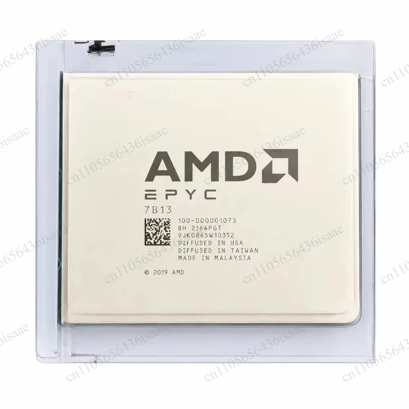EPYC 7B13 Server Processor, 64-Core 128-Thread 2.2GHz, SP3 Socket 7nm 280W, Part Number 100-000000335