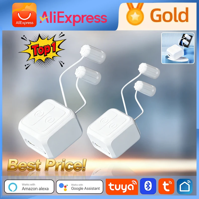 

Tuya Touch Screen Finger robot Bluetooth Smart Fingerbot Rechargeable Bluetooth Smart Voice remote control timing screen clicker