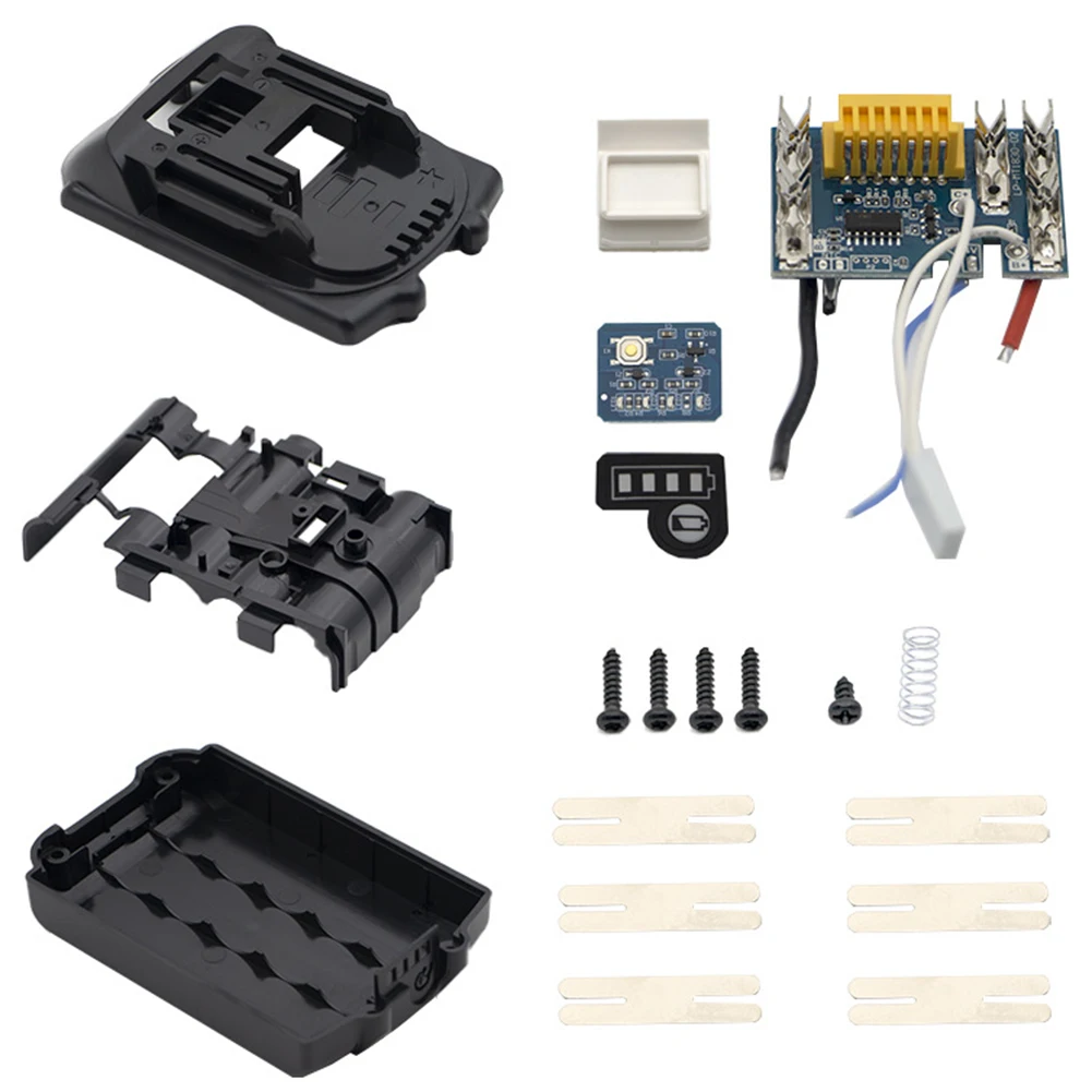 Li-ion Battery Plastic Case PCB Charging Protection Circuit Board For Makita BL1830 BL1840 BL1850 Lithium Battery