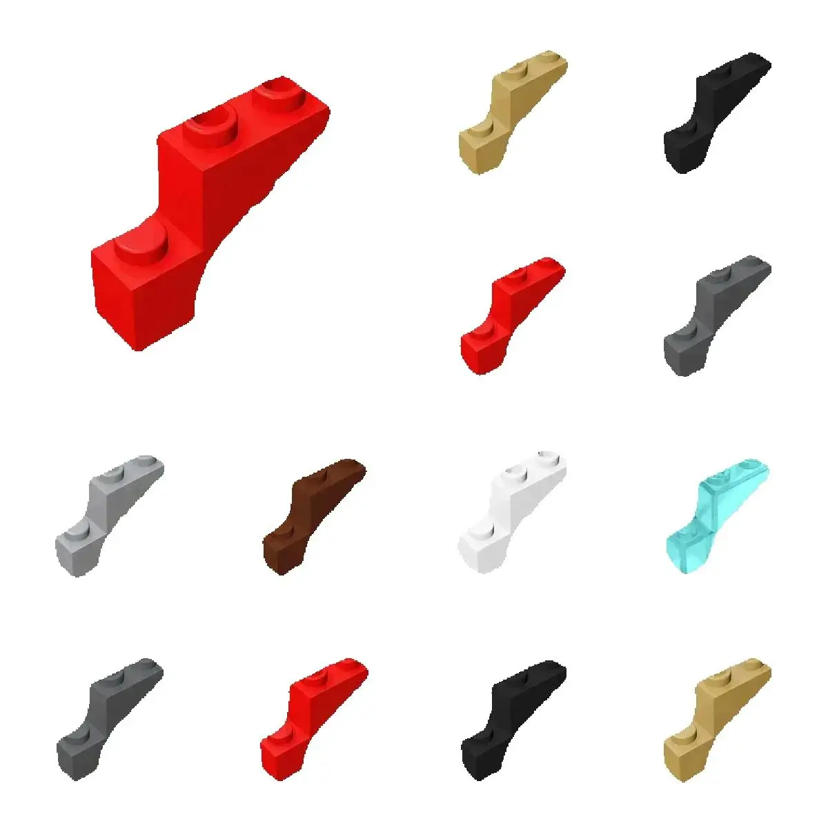 50pcs 88292 Arch 1x3x2 Building Blocks Kit Slope Educational Assemble Bricks Particle Puzzle DIY Toy Children Birthday Gift