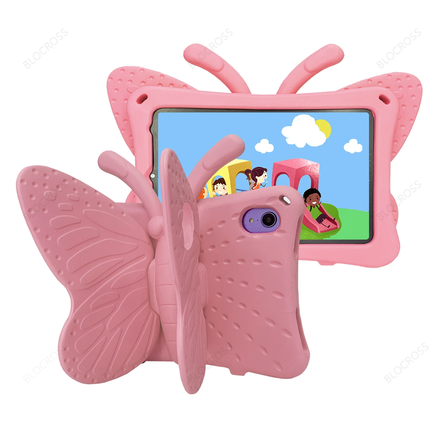 Cute Cartoon 3D Butterfly Case for Apple iPad Mini 6 2021 EVA Kid Proof Shockproof Cover For iPad Mini 6th Generation 8.3 inch