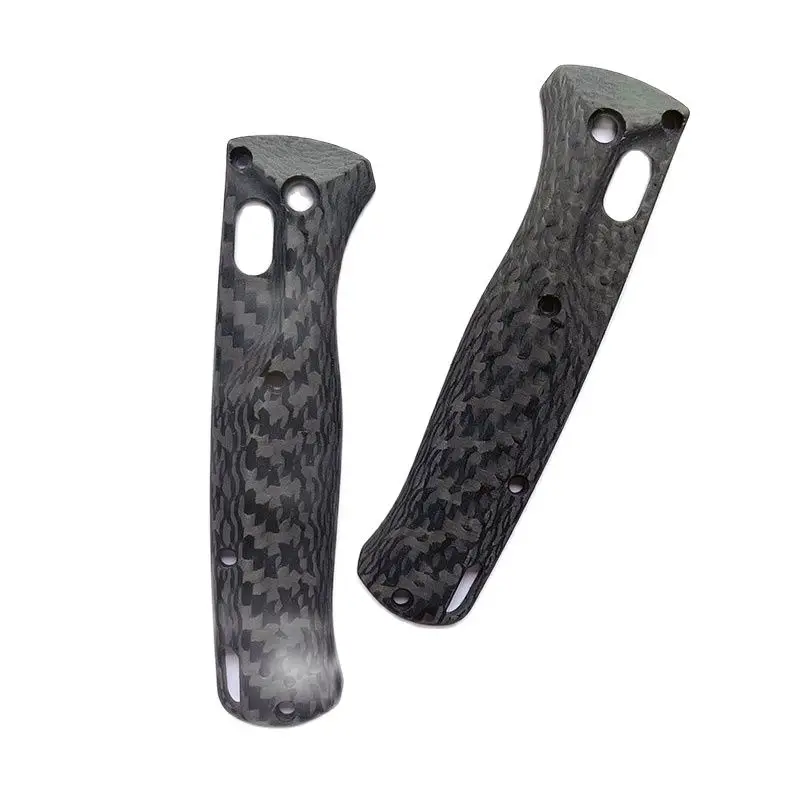 

1 Pair Custom Made DIY Full 3K Carbon Fiber Material Knife Handle Scale For Benchmade Bugout 535 Knives Accessories