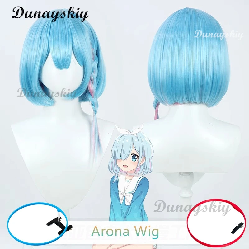 

Game Blue Archive Arona Plana Cosplay Prop Headwear Halo Wig Anime Cute Girl Role Play Halloween Carnival Party Christmas Props