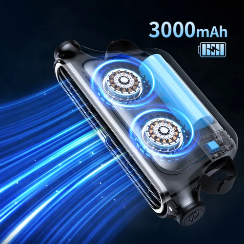 Ventilador portátil para asiento de coche, ventilador de refrigeración ajustable para reposacabezas de coche, fuente de alimentación USB, aire acondicionado, accesorios de Interior de coche, 3 velocidades