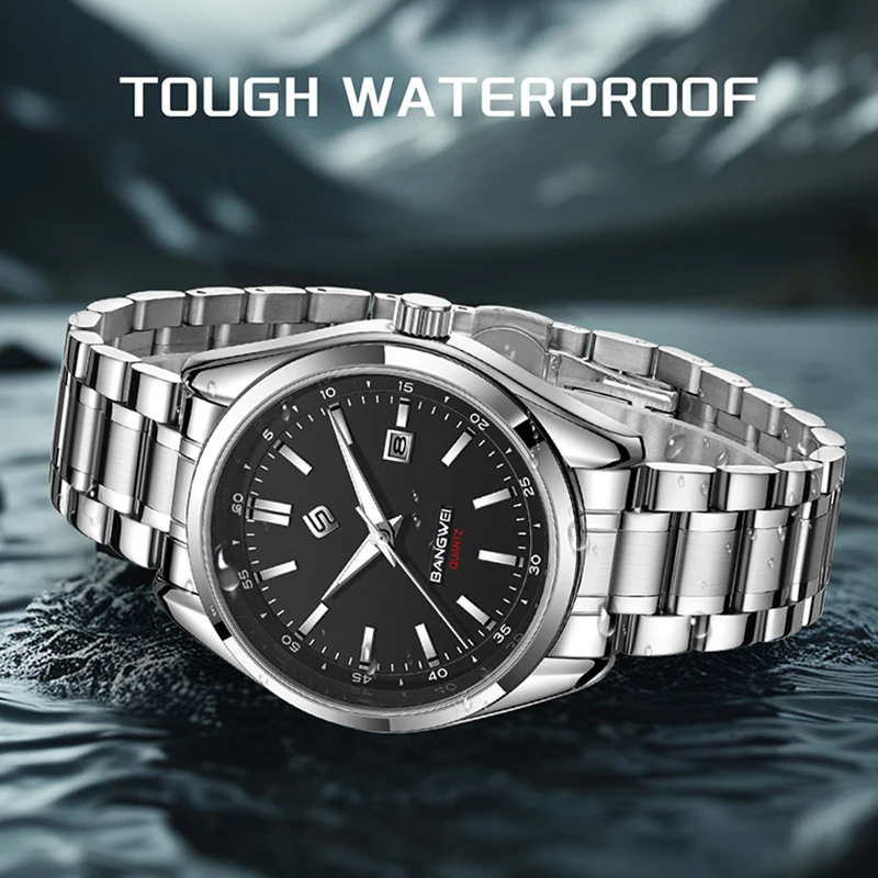 2025 Nuovo LIGE Orologio di lusso Business Orologio maschile impermeabile Data luminosa Orologio da uomo al quarzo militare in acciaio inossidabile reloj hombre