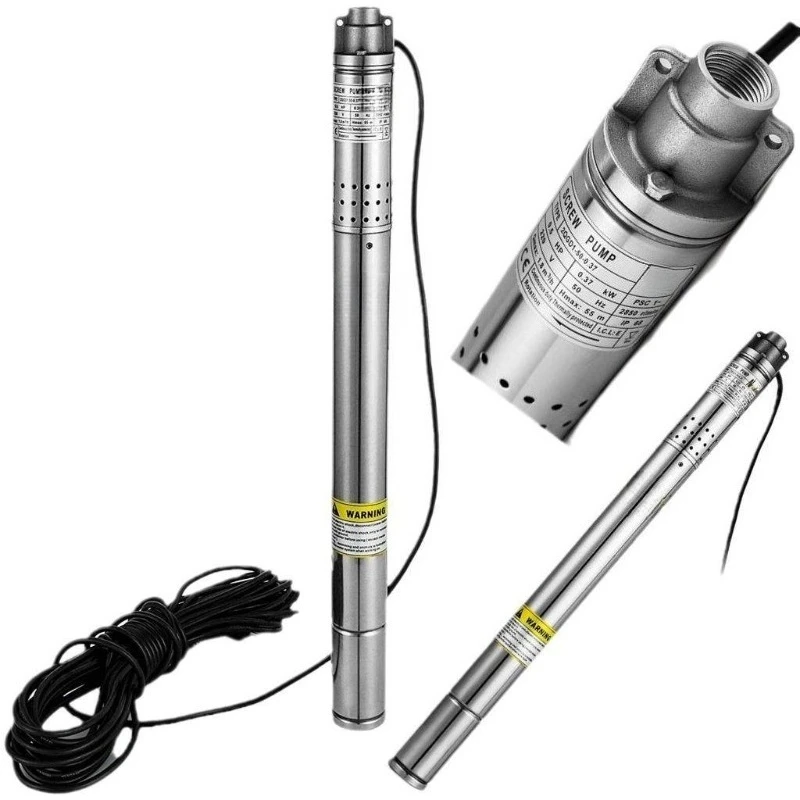 Useful 2 Inch Water Pump 50Mm Diameter Submersible Well Pump 304 Stainless Steel Pump Body Submersible